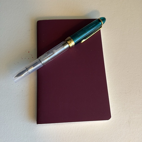 Galen Leather Pen Pouch, Brass Ruler, Motif Paper Clip, zipper bag & more - Picture 8 of 10